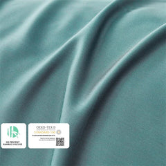 100% Bamboo Cooling Bed Sheet Set | Luxurious Silky-Smooth Texture | Moisture-Wicking | Includes Fitted Sheet, Flat Sheet, and Pillowcases | Various Sizes Available