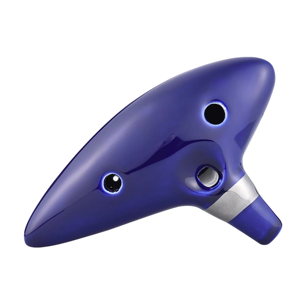 Classic 12-Hole Ceramic Ocarina | Alto C | Timeless Wind Instrument