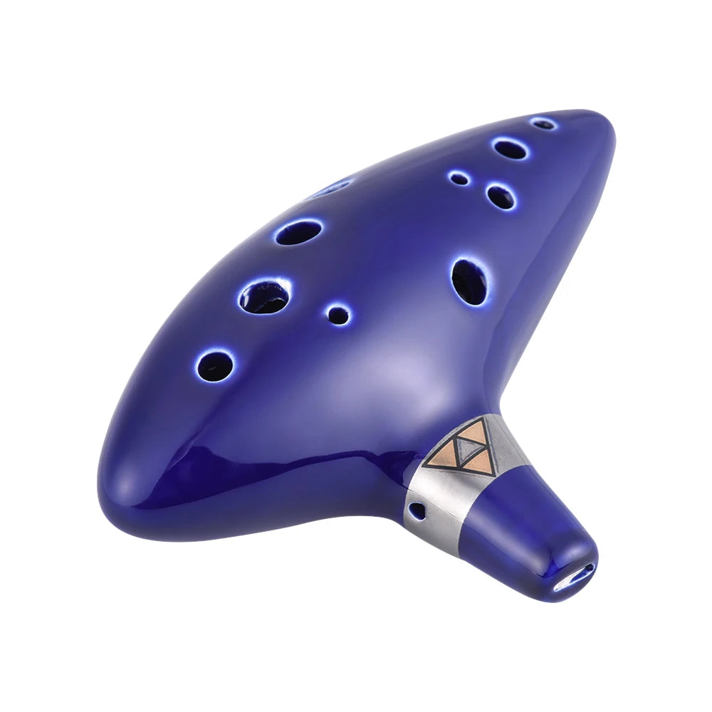 Classic 12-Hole Ceramic Ocarina | Alto C | Timeless Wind Instrument