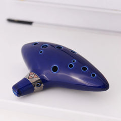 Classic 12-Hole Ceramic Ocarina | Alto C | Timeless Wind Instrument