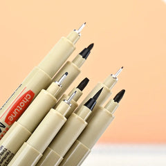 Micron Ink Marker Pen Set | Pigment Liner for Sketching & Manga | Quick-Drying & Water-Resistant | Multiple Tip Sizes Available