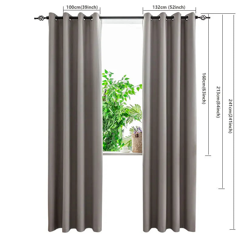 SleekShade Blackout Curtain | Thin & Lightweight with TPU Interlining | Multiple Colors & Sizes | Pleated Tape & Grommet Top Options