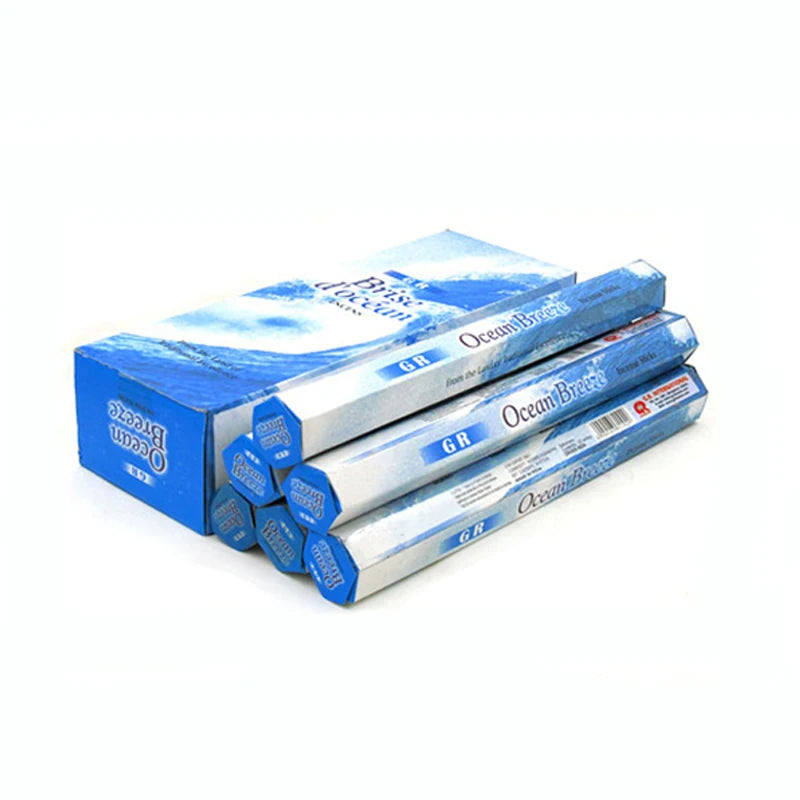 Indian Aromatherapy Incense Sticks - 20 Pack | White Sage, Lavender, Sea Breeze