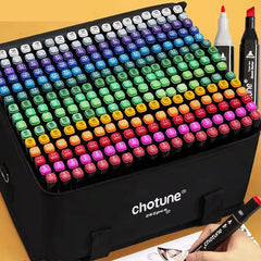 Deluxe Double-Headed Marker Set for Artistic Expression | Various Color and Size Options for Wellness Activities