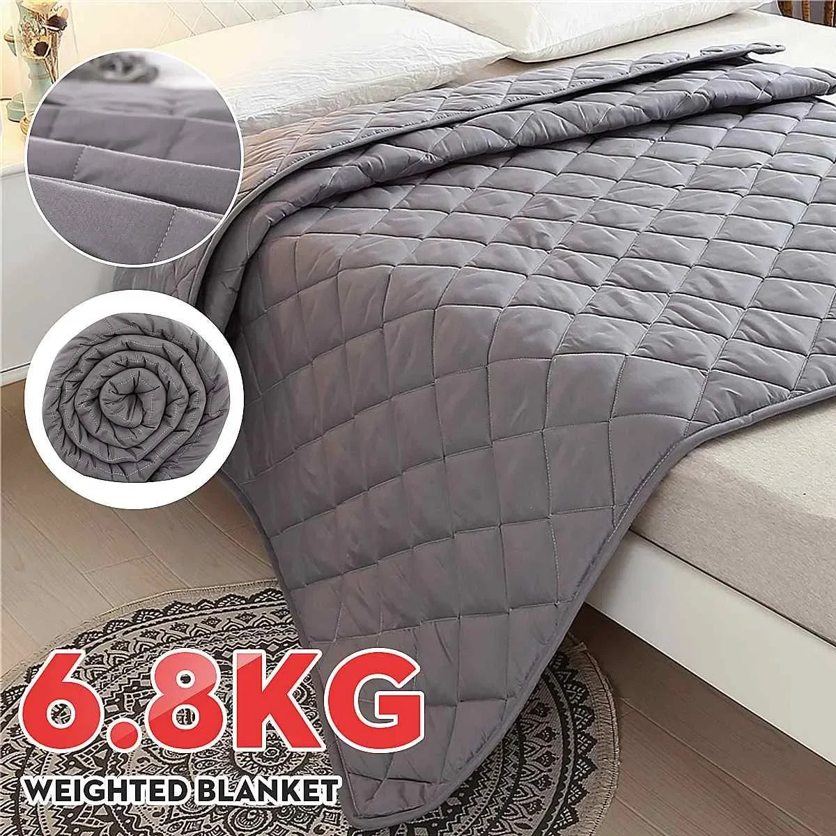 Premium Weighted Blanket for Adults | Deep Pressure Touch for Anxiety Relief and Better Sleep | Heavy Throw Blanket