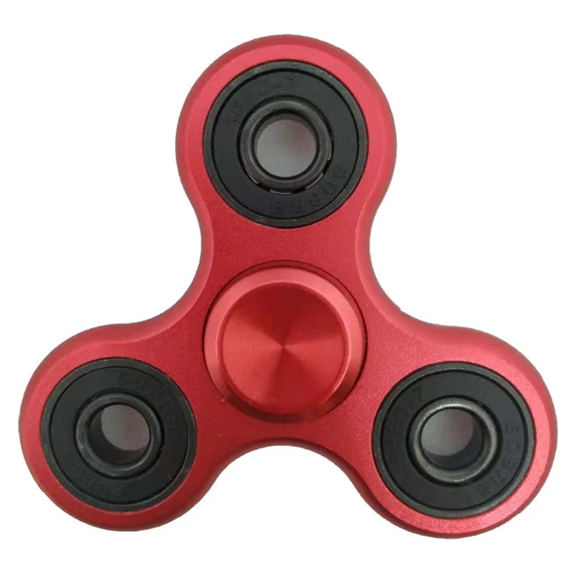 Aluminum Alloy Triangle Spinner | Long-Spin Metal Fidget Toy for Stress Relief