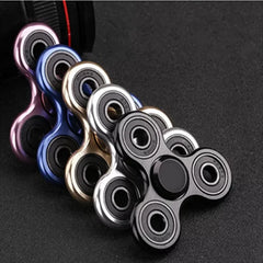 Aluminum Alloy Triangle Spinner | Long-Spin Metal Fidget Toy for Stress Relief