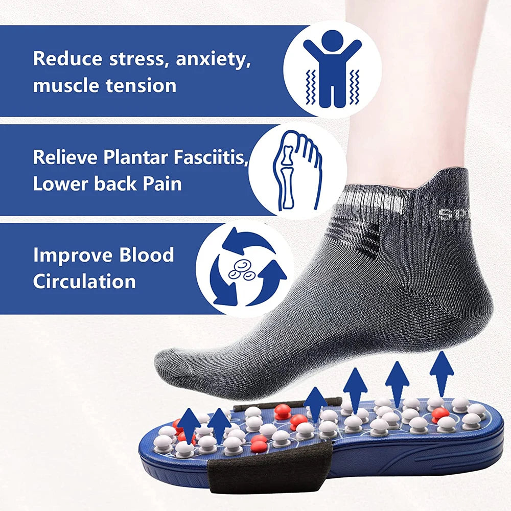 Acupressure Massage Slippers | Reflexology Sandals for Pain Relief and Improved Circulation
