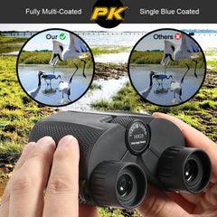 10X25 HD Mini Portable Binoculars | BAK4 FMC Coated Optics for Outdoor Enthusiasts