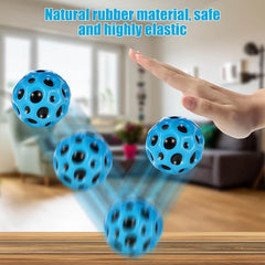 High Bouncing Rubber Balls | Sensory Fidget Toys for Stress Relief and Outdoor Play