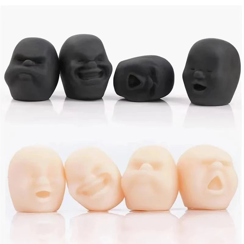 Creative Squeeze Stress Relief Face Ball | Fun Decompression Toy for Adults and Students