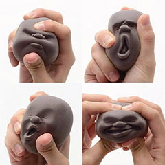 Creative Squeeze Stress Relief Face Ball | Fun Decompression Toy for Adults and Students