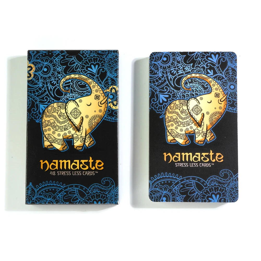 Namaste Mindfulness Cards | 48 Stress-Reducing Affirmations | Self-Care and Meditation Deck