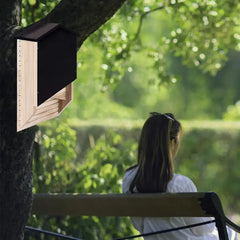 Outdoor Wooden Bat Habitat House | Eco-Friendly Bat Shelter