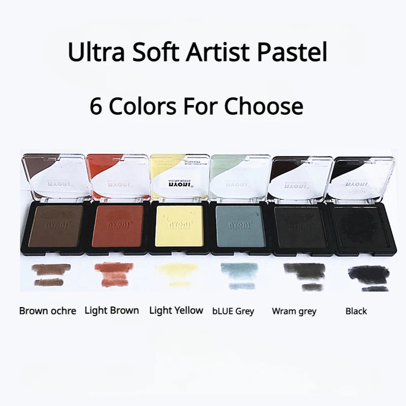 Professional Artist Soft Pastel Set | Ultra Soft, Highly Pigmented Drawing Powders | Blendable for Wet and Dry Media