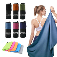 Ultra-Soft Microfiber Yoga Towel | Super Absorbent and Fast Drying | Ideal for Gym, Swimming, and Outdoor Activities