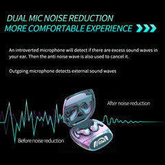 BIMV09 Ultra-Comfort Sleep Earbuds | Bluetooth 5.3 | Invisible Fit | Noise Cancelling | Long Battery Life