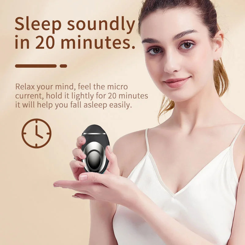 DreamEase Smart Sleep & Relaxation Aid | Handheld Anxiety and Insomnia Relief Device | Neurotechnology with Pulse Stimulation | Dual-Mode for Night and Day Use