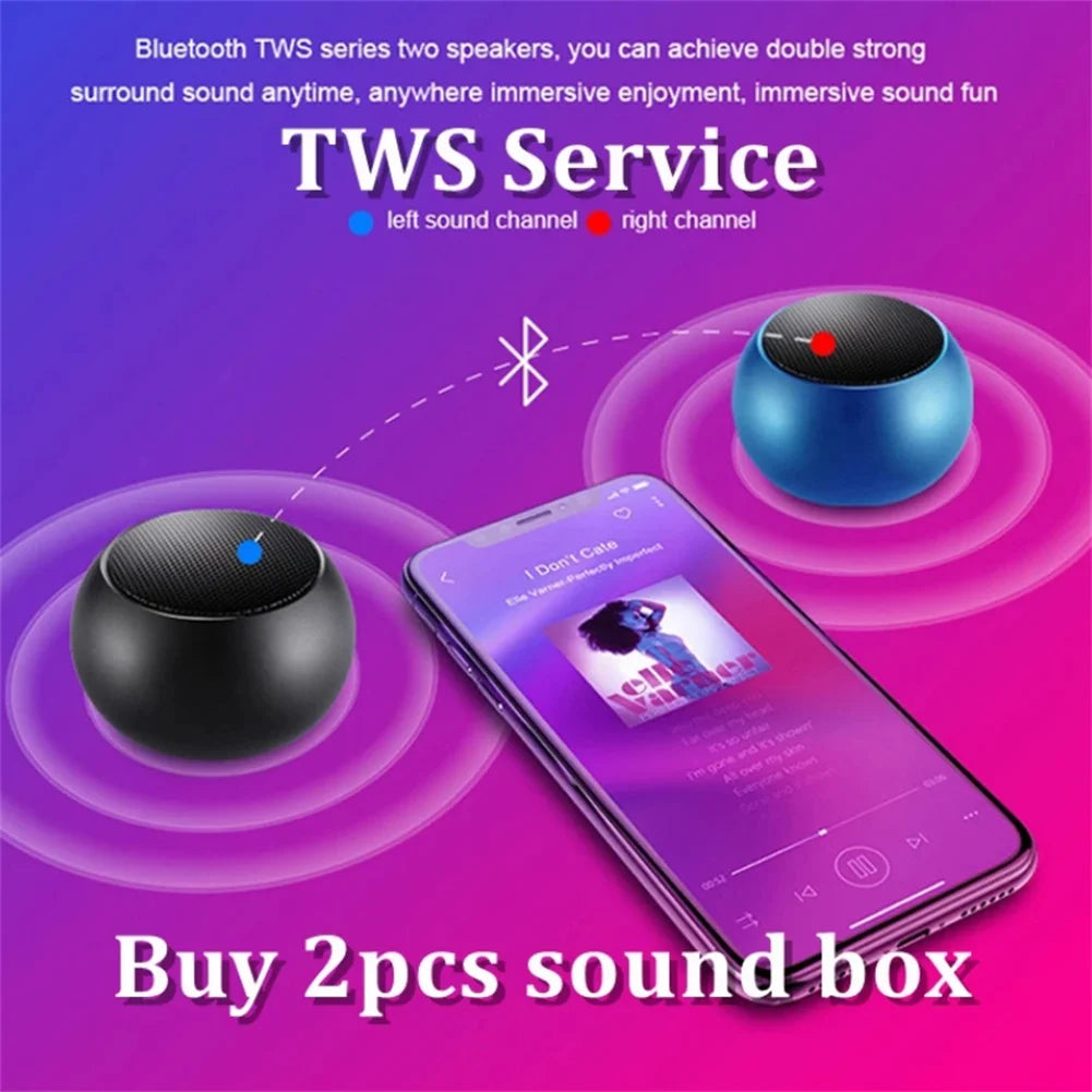 SonicWave Mini | Ultra-Portable Bluetooth Speaker | Noise-Cancelling Mic & Seamless Connectivity