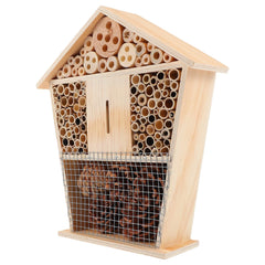 Wooden Beehive Pollinator House | Eco-Friendly Garden Insect Habitat