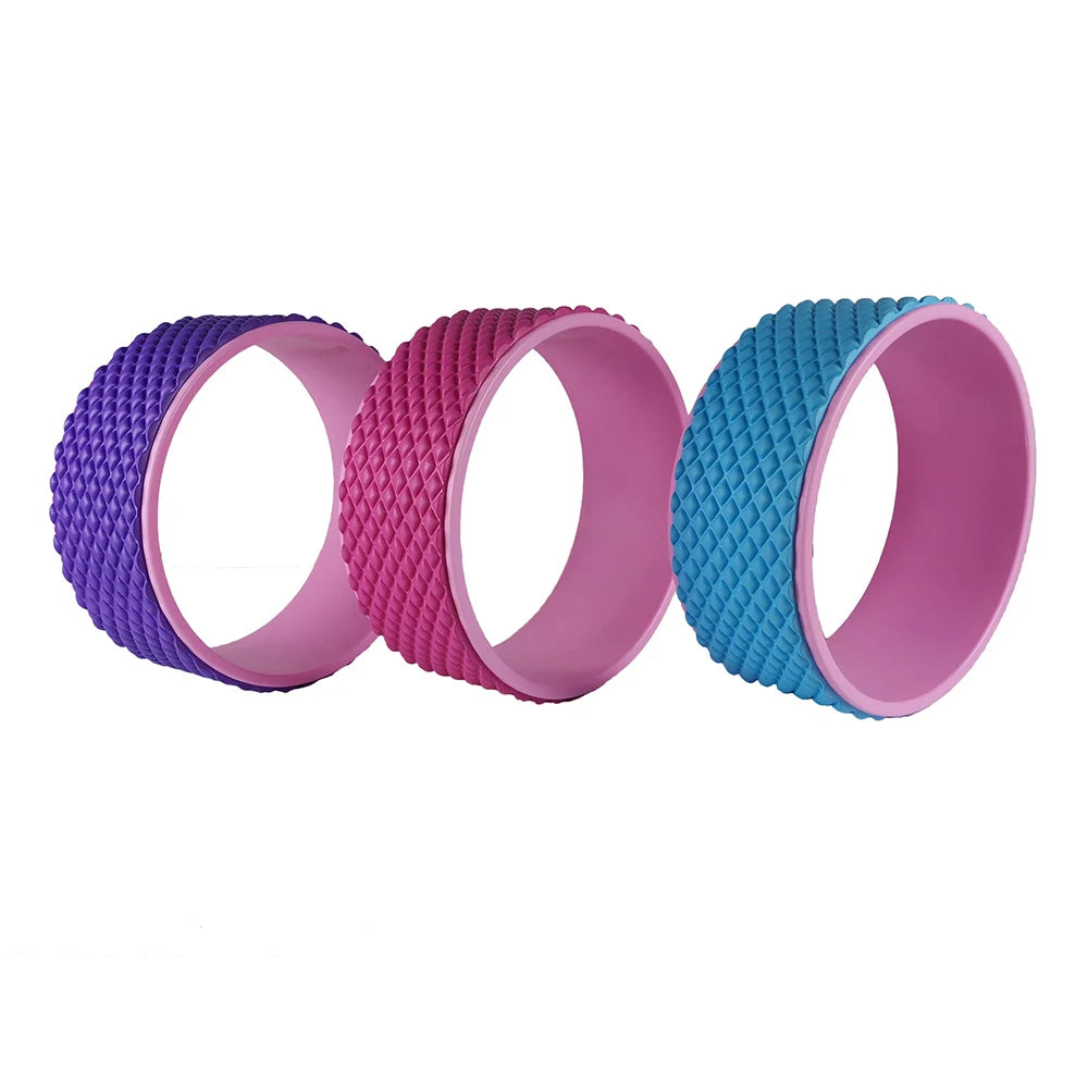 Yoga Wheel | Back Roller for Muscle Massage and Mobility Enhancement | Available in Multiple Colors