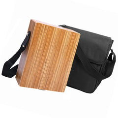 Compact Travel Cajón | Traditional Peruvian Hand Drum | Lightweight with Carry Bag