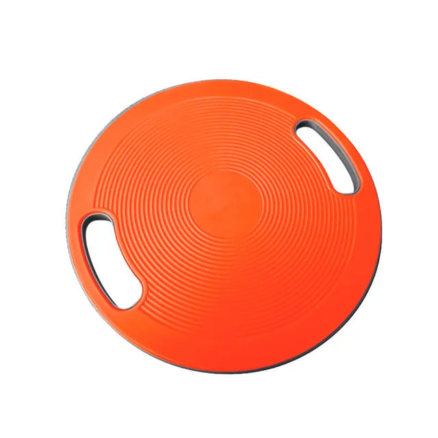 Premium Yoga Balance Board | Non-Slip, Waterproof Fitness Trainer | Essential Core Workout Accessory | Available in Orange, Blue, Gray