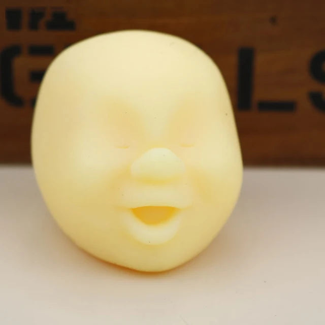 Creative Squeeze Stress Relief Face Ball | Fun Decompression Toy for Adults and Students