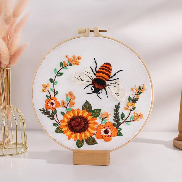 DIY Butterfly Embroidery Kit | Beginner-Friendly Cross Stitch Set