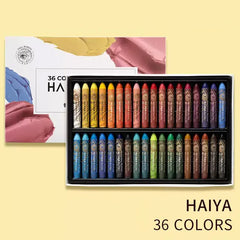 Paul Rubens HAIYA Soft Oil Pastels Set | Available in 24/36/48/60/72 Colors | Ideal for Beginners and Graffiti Artists