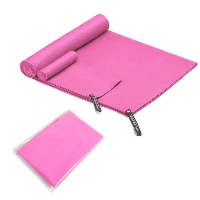 Ultra-Soft Microfiber Yoga Towel | Super Absorbent and Fast Drying | Ideal for Gym, Swimming, and Outdoor Activities