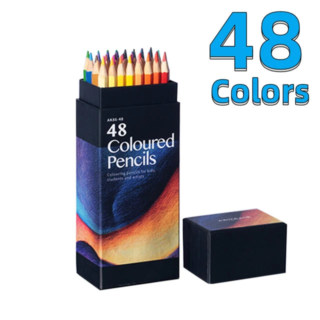 Artrack Mindful Artistry Colored Pencil Set | Hexagon Wooden Handle | Available in Multiple Color Sets