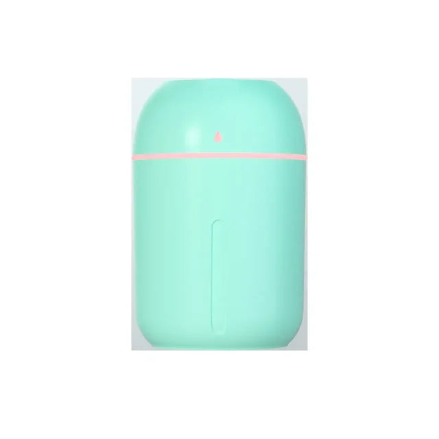 Mistique 330ml Portable Aroma Diffuser | Ultrasonic Humidifier with USB | Quiet Essential Oil Atomizer for Home, Office, Car | Compact and Travel-Friendly