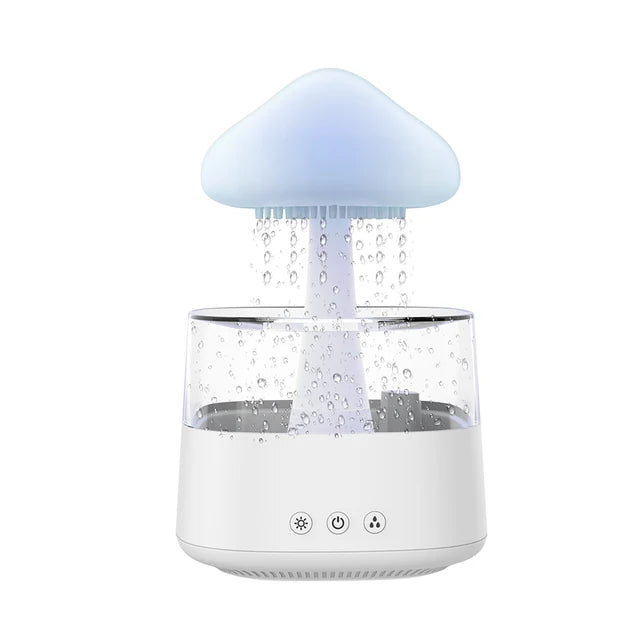 SerenityRain Aroma Diffuser & Humidifier | Ultrasonic Mist with 7-Color Night Light | 450ml Capacity | Continuous & Timer Modes | Type-C Powered