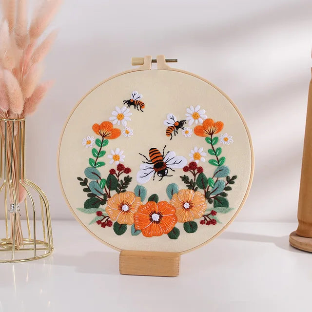 DIY Butterfly Embroidery Kit | Beginner-Friendly Cross Stitch Set