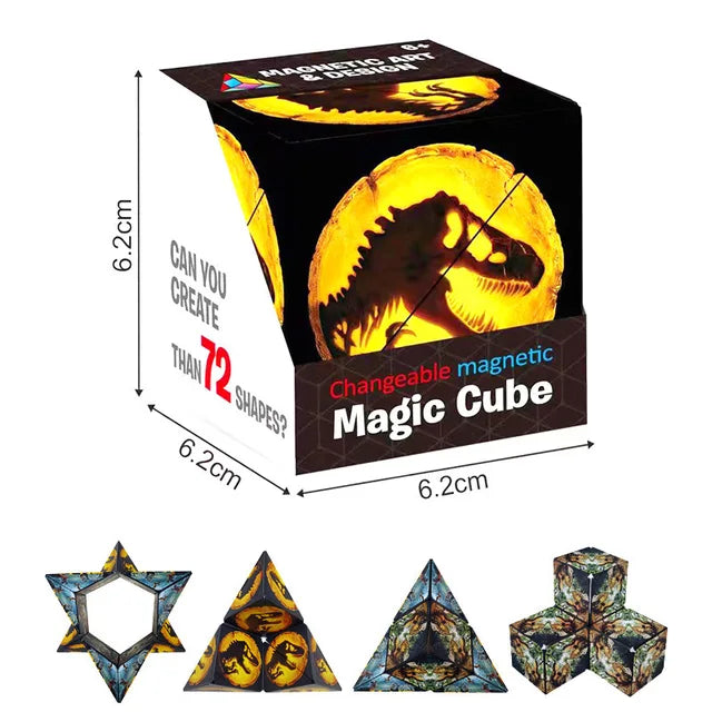 Magic Infinite Cosmic Cube | Magnetic Puzzle Toy for Stress Relief and Focus Enhancement