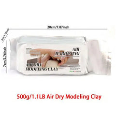 Professional Oven Bake Polymer Clay | 500g Soft Sculpting Clay | High-Quality Material for DIY and Handmade Crafts