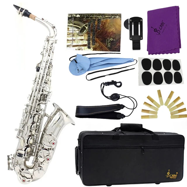 Professional Eb Alto Saxophone | Exquisite Carving | Abalone Shell Accents | Premium Bronze | Ideal for Jazz & Classical Music