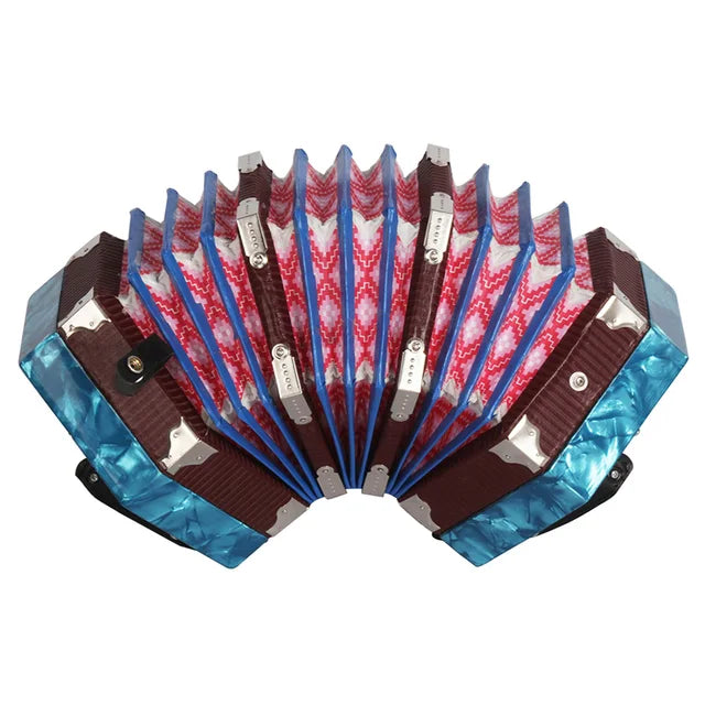 Creative Explorer’s Concertina | 20-Button Anglo Style | 40-Reed | Includes Carrying Bag