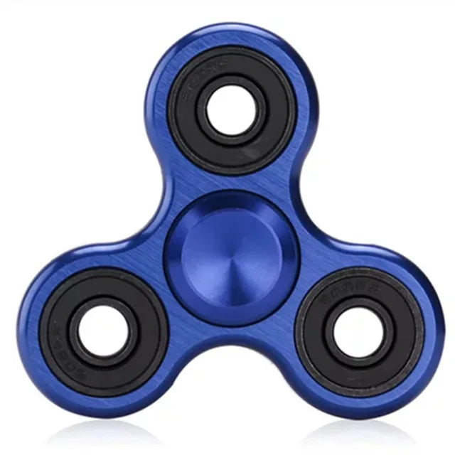 Aluminum Alloy Triangle Spinner | Long-Spin Metal Fidget Toy for Stress Relief