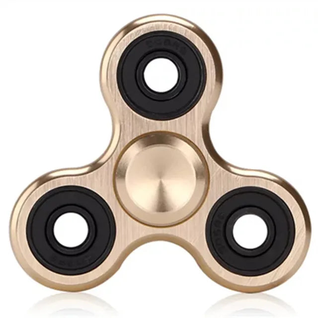 Aluminum Alloy Triangle Spinner | Long-Spin Metal Fidget Toy for Stress Relief