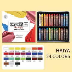 Paul Rubens HAIYA Soft Oil Pastels Set | Available in 24/36/48/60/72 Colors | Ideal for Beginners and Graffiti Artists