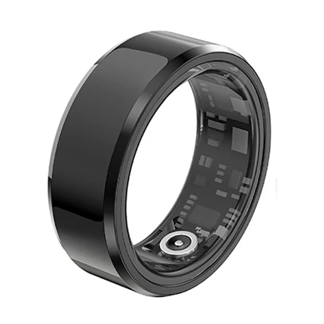 Advanced Health Monitoring Smart Ring | Heart Rate, Temperature, Blood Oxygen Tracker | Waterproof Fitness Accessory for Men & Women