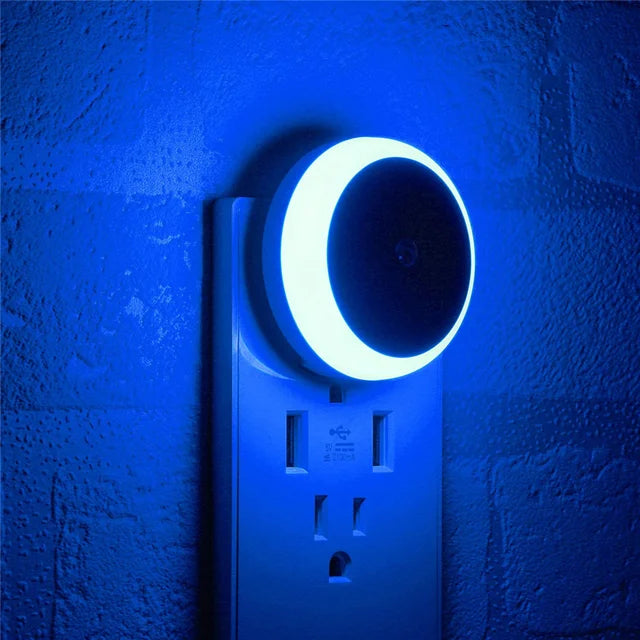 Twilight Guardian Sensor Light | Eco-Friendly LED Night Light with Darkness Activation | Warm Amber Glow | Energy-Efficient & Eye-Caring | Ideal for Home Use