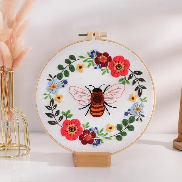 DIY Butterfly Embroidery Kit | Beginner-Friendly Cross Stitch Set