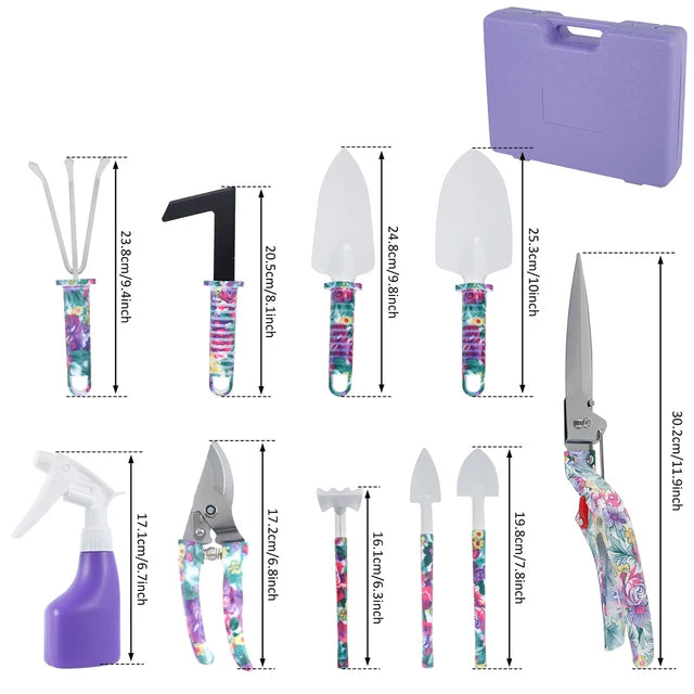 Comprehensive Garden Tool Set | Multi-Purpose Hand Tools for Planting and Maintenance