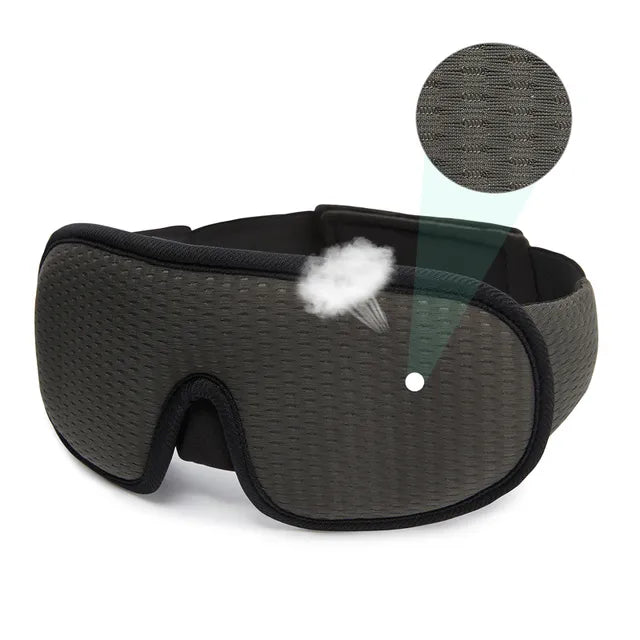DreamScape 3D Sleep Mask | Total Darkness & Pressure-Free Comfort | Adjustable Memory Foam Eye Mask for Uninterrupted Sleep | Ideal for Travel & Home