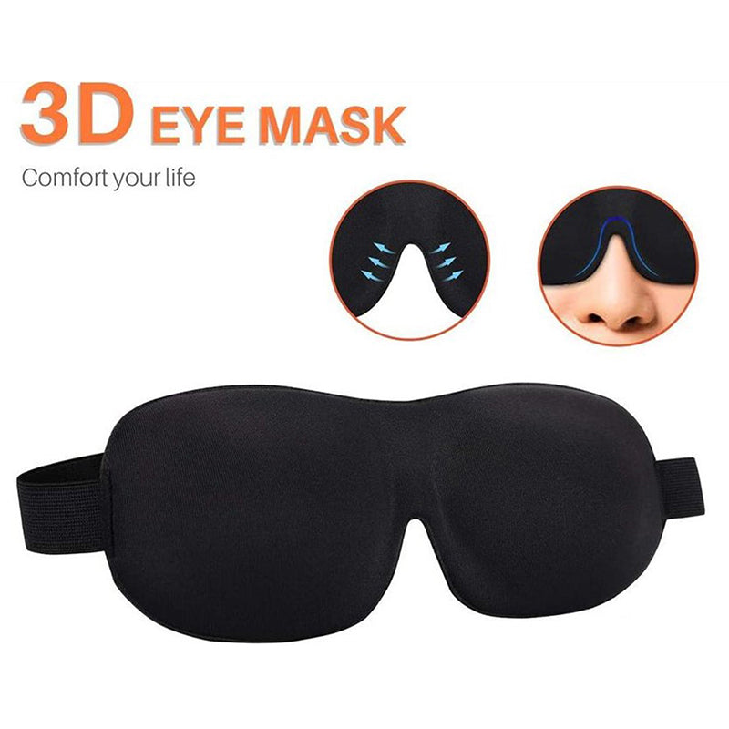 DreamWeaver 3D Contoured Sleep Mask | Ergonomic Eye Cover for Deep REM Sleep | Adjustable, Lightweight & Breathable | Blocks Out Light | 15 Styles | 9.1x3.5 inches