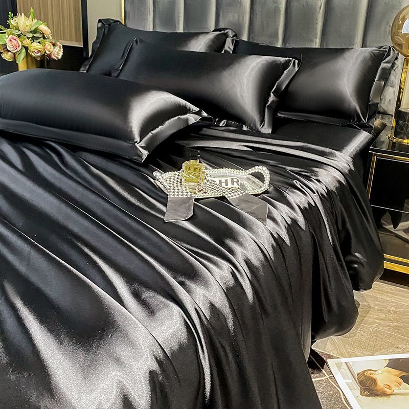 Elegant Nordic Silk Bedding Collection for Restful Sleep | Soft and Breathable Satin and Silk Bedding Sets | Various Sizes Available