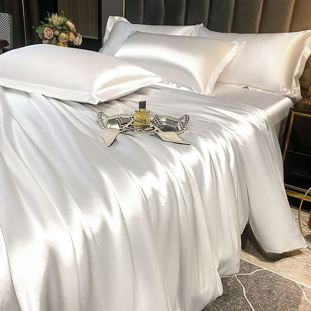 Elegant Nordic Silk Bedding Collection for Restful Sleep | Soft and Breathable Satin and Silk Bedding Sets | Various Sizes Available